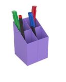 Stojánek na psací potřeby, fialová, ICO 9570009012