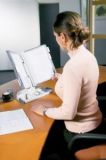 Stolní stojan T-office, šedá, A4, kapacita 10 kapes, DJOIS F734300