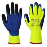 Ochranné rukavice latexové Duo-Therm, žlutomodré, vel. M, A185Y4RM
