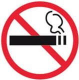 Samolepicí etiketa Zákaz kouření, APLI 845