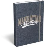 Desky s gumičkou Manhattan New York, 44 mm, karton, A4, LIZZYSULI 7470216011