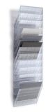 Stojan na katalogy FLEXIBOXX, transparentní, nástěnný, horizontální, A4, DURABLE 1709781400