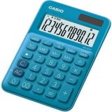 Kalkulačka MS 20 UC, modrá, stolní, 12 místný displej, CASIO