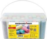 Křídy na chodník, 8 barev, 50 ks, v plastovém kbelíku, EBERHARD FABER 526550 Křídy na chodník, 8 barev, 50 ks, v plastovém kbelíku, EBERHARD FABER 526550