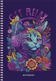 Spirálový sešit Notebook, mix motivů, čtverečkovaný, A5, 80 listů, SHKOLYARYK A5-SC-080-6127K Spirálový sešit Notebook, mix motivů, čtverečkovaný, A5, 80 listů, SHKOLYARYK A5-SC-080-6127K