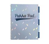Kroužkový sešit Glee project book, světle modrá, A4, linkovaný, 100 listů, PUKKA PAD