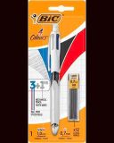 Kuličkové pero a mechanická tužka 2v1 + grafitová tuha 4 Colours, blistr, BIC 942103