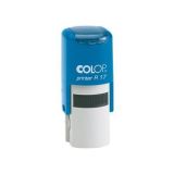 Razítko kulaté Printer R17, modrá, modrý polštářek, COLOP 01031765