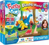 Modelína FUNNY DOO, sada Dinos“, + formy + nástroje, MITAMA 63855