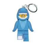 Klíčenka s LED osvětlením Shark Suit Guy, LEGO LGL-KE155