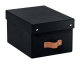 Úložný box Puro, černá, velikost S, 2 ks/balení, LEITZ 61470095 ,balení 2 ks