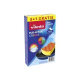 Čisticí houba Pur Active Colors, 3+1 ks, VILEDA ,balení 4 ks Čisticí houba Pur Active Colors, 3+1 ks, VILEDA ,balení 4 ks
