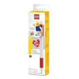 Gelové pero, červená, 0,7 mm, sada s minifigurkou, LEGO 52602