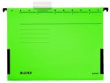 Závěsné desky Leitz ALPHA® s bočnicemi, Zelená ,balení 25 ks