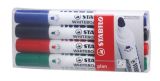 Popisovač na bílou tabuli Plan, mix barev, 2,5-3,5mm, kuželový hrot, STABILO