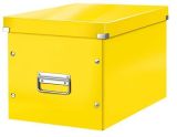 Krabice Click&Store, žlutá, lesklá, vel. L, LEITZ