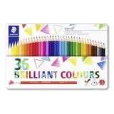 Barevné pastelky Ergo Soft, 36 barev, trojhranné, STAEDTLER 157 M36