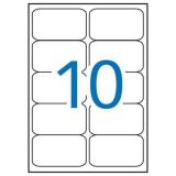Etiketa, ILC, 99,1 x 57 mm, zaoblené rohy, 1000 ks/bal., APLI 02411 ,balení 100 ks