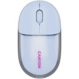 Myš OnClick 24, modrá, bezdrátová, duální připojení, optická, CANYON CNS-CMSW24BL