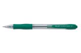 Kuličkové pero Super Grip, zelené tělo, 0,27mm, zelená, PILOT