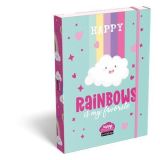 Desky s gumičkou Lollipop Rainbow, 35 mm, karton, A5, LIZZYSULI 7470217002