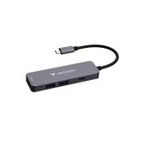 Rozbočovač USB-C, 4portový, HDMI, USB-A 3.2 Gen 1, USB-A 2.0, USB-C PD, VERBATIM 32155 Rozbočovač USB-C, 4portový, HDMI, USB-A 3.2 Gen 1, USB-A 2.0, USB-C PD, VERBATIM 32155