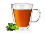 Hrnek na čaj nebo kávu Thermo, dvoustěnné sklo, 285 ml