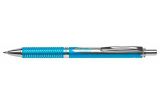 Kuličkové pero EnerGel BL-407, modrá, 0,35 mm, stiskací mechanismus, nebesky modré tělo, PENTEL BL