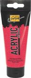 Akrylová barva SOLO GOYA, Ruby Red Effect, 100 ml v tubě, KREUL