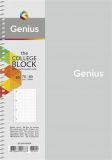 Spirálový sešit Genius, mix motivů, čtverečkovaný, B5, 80 listů, SHKOLYARYK B5-080-6800K Spirálový sešit Genius, mix motivů, čtverečkovaný, B5, 80 listů, SHKOLYARYK B5-080-6800K