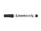 Popisovač na bílou tabuli WB04, černá, 1,1mm, kuželový hrot, FLEXOFFICE ,balení 12 ks