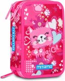 Penál plný Triplo, CuddlyKitten, třípatrový, na zip, MITAMA 69935 Penál plný Triplo, CuddlyKitten, třípatrový, na zip, MITAMA 69935