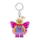 Klíčenka s LED osvětlením Butterfly Girl, LEGO LGL-KE171H Klíčenka s LED osvětlením Butterfly Girl, LEGO LGL-KE171H