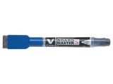 Popisovač na bílou tabuli V-Board Master S, modrá, 1,3 mm, EF, s houbičkou, PILOT WBME-VS-EF-L-BG