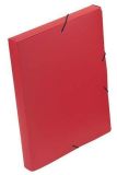 Desky s gumičkou Coolbox, červené, PP, 30 mm, A4, VIQUEL