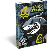 Desky s gumičkou Shark Attack, 44 mm, karton, A4, LIZZYSULI 7470216007