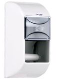 Zásobník toaletního papíru Twin, na malé role, 14,5 × 14,5 × 30 cm, LUCART 892378
