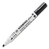 Popisovač na bílou tabuli Plan, černá, 2,5 – 3,5 mm, klínový hrot, STABILO