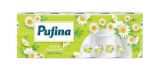 Toaletní papír Chamomile, 3-vrstvý, 10 rolí, PUFINA PP20845 ,balení 10 ks