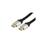 Kabel HDMI 2.1, extrémně vysoká rychlost, pozlacený, 5 m, EQUIP 119383