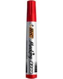 Permanentní popisovač ECO 2300, červená, 3,7-5,5 mm, klínový hrot, BIC 8209243