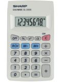 Kalkulačka, kapesní, 8 místný displej, SHARP EL-233S