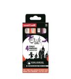 Křídový popisovač Halloween PWE-5M, 4 různé barvy, 1,8-2,5mm, sada, UNI 2UPWE5MHALLOWEEN