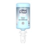 Tekuté mýdlo Cream Shower, světle modrá, 1 l, systém S4, TORK 424601