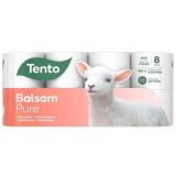 Toaletní papír Balsam Pure, 8 rolí, 3-vrstvý, TENTO 229387 ,balení 8 ks