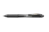 Gelové pero EnerGelX BL107, černá, 0,35 mm, stiskací mechanismus, PENTEL BL107-AX