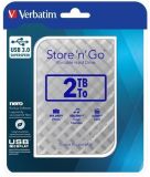 2,5 HDD (hard-drive), 2TB,  USB 3.0, VERBATIM Store n Go, stříbrná