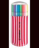 Fixy Pen 68 Zebrui, sada, 20 různých barev, 1mm, červené pouzdro, STABILO
