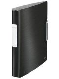 Pořadač čtyřkroužkový Active Style, saténově černá, PP, 52 mm, LEITZ