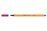 Liner  Point 88, tmavě purpurová, 0,4mm, STABILO